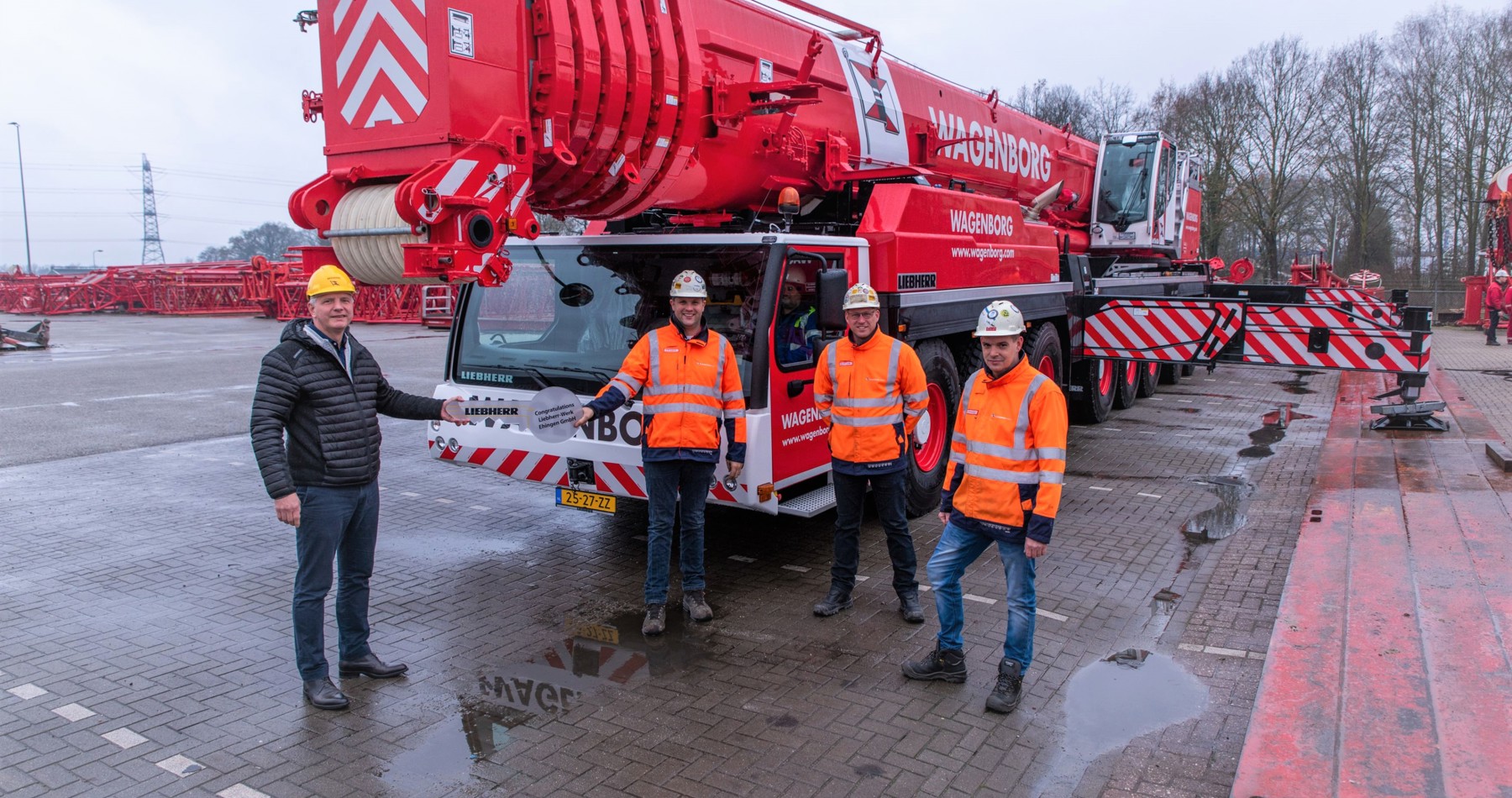 Neue 450 Tonnen Mobilkran für Wagenborg Nedlift!